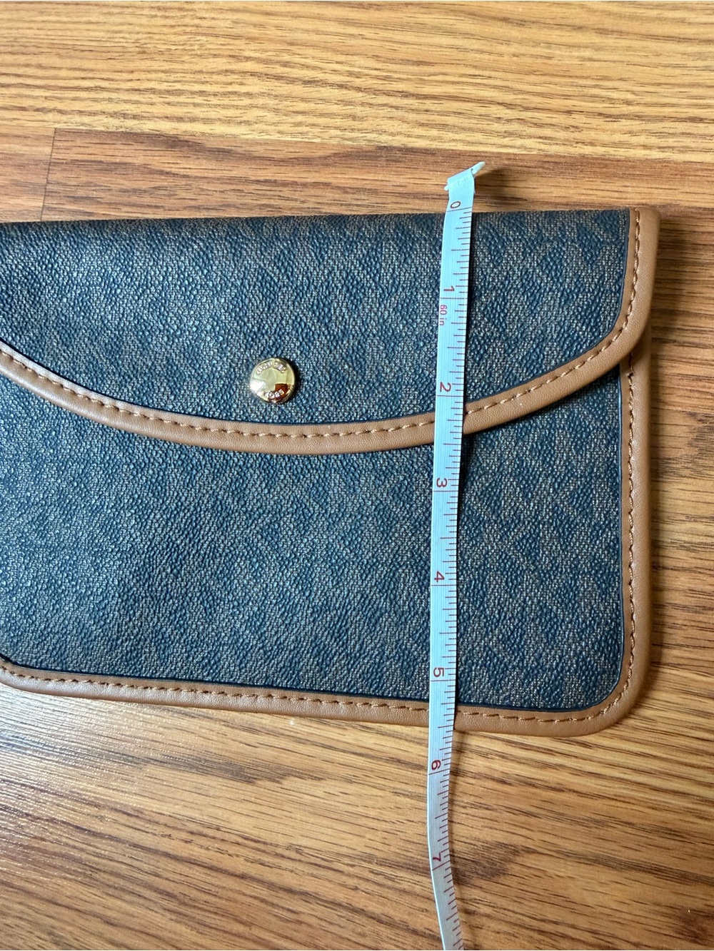 Michael Kors Classic Textured Envelope Wallet Brand New - Picture 10 of 11
